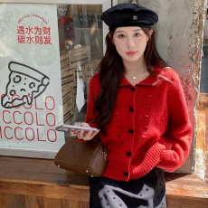 批发已出货 针织打底衫女2025年秋冬季宽松显瘦长袖毛衣