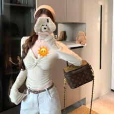 批发已出货 长袖T恤女<b class='q'>冬</b>季修身百搭显瘦打底衫