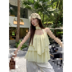 批发已出货 时尚套装甜美荷叶边吊带背心女<b class='q'>夏</b>季