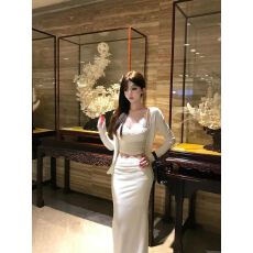 批发已出货 早秋显瘦遮肉显身材高级感蕾丝吊带长袖开衫