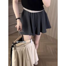 批发已出货 休闲裤女装夏季松紧腰<b class='q'>短</b>裤宽松阔腿<b class='q'>裤裙</b>小个子显瘦裤子