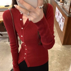 批发已出货 针织<b class='q'>开衫</b>女春季修身显瘦<b class='q'>不规则</b>打底衫别致上衣秋装