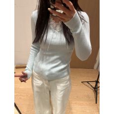 批发已出货 薄荷绿厚款打底衫女内搭早春新款绝美修身显瘦保暖T恤上衣