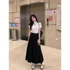 批发已出货 制服衬衫a字半身裙子<b class='q'>连衣裙</b>百褶裙女秋冬春夏两件套装裙