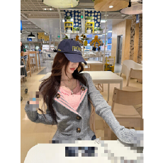 批发已出货 复古设计感女士<b class='q'>针织衫</b>外套女内搭修身显瘦春秋季上衣