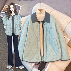 批发实拍羽绒棉服女2025新款大口袋棉衣棉服爆款外套棉袄夹棉款加厚