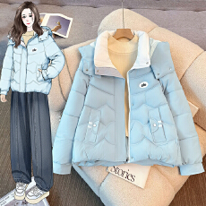 实拍羽绒棉服女冬季2025新款今年爆款大码胖mm加厚棉衣外套棉袄