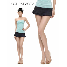 批发CCUP SPACE 美式<b class='q'>复古</b>低腰压褶百褶半身裙女夏辣妹A字修身包臀短裙