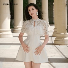 批发Misi,Camii2026<b class='q'>夏</b>季新款女装蕾丝披肩蓬蓬裙套装时尚穿搭气质百搭