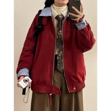 批发美式潮牌解构贴标牛仔衣翻领夹克男女街头宽松水洗休闲外套