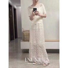 批发已出货  蕾丝针织半身裙春秋<b class='q'>冬</b>韩国超修身A字裙中裙显瘦包臀裙