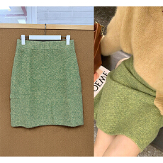 批发Echoone花漓海 针织半身裙女秋<b class='q'>冬</b>新款独特别致优雅气质长款包臀裙