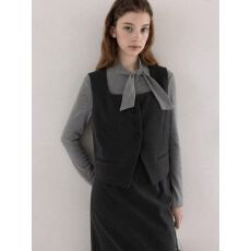 批发羊城故事 韩系针织长袖<b class='q'>t</b><b class='q'>恤</b>马甲套装女秋冬新款高腰半身裙三件套