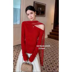 批发缤菓binguo <b class='q'>复古</b>美拉德修身显瘦针织衫女2025秋季新款气质T恤上衣