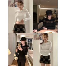 批发kubiliv【半熟恋人】纯欲心机镂空<b class='q'>蕾丝</b>修身上衣