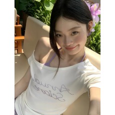 批发宋正恩紫色带胸垫内搭吊带背心女夏季外穿新款无袖设计感显瘦上衣