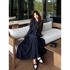 批发2025早秋季法式气质穿搭一整套女<b class='q'>西装</b>长袖上衣外套+半身裙两件套