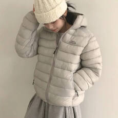 批发<b class='q'>韩国</b>chic羽绒服女冬季25新款轻薄连帽小棉袄宽松时尚羽绒外套