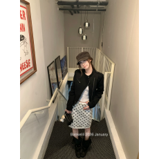 批发点'波光粼粼'精致重工亮片<b class='q'>蕾丝</b>裙设计感高腰半裙女