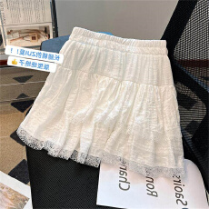 批发广州十三行高货爆款~层层<b class='q'>蕾丝</b>蛋糕裙女夏季小个子a字白色半身短裙