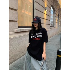 批发官图 21支纯棉-210克100%棉 2026年春夏装短袖T恤女韩版印花