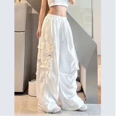 批发美式嘻哈hiphop工装裤<b class='q'>男</b>女2026春夏高街设计感多口袋阔腿拖地<b class='q'>裤子</b>