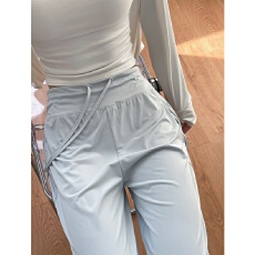批发冰丝粉色防晒裤<b class='q'>女</b>夏季薄款2026新款高腰显瘦小个子凉凉阔腿<b class='q'>运动</b>裤