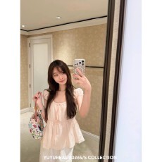 批发塞西莉亚浪漫<b class='q'>蕾丝</b>花边天丝苎麻小上衣女装U领短袖