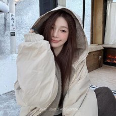 批发双面穿派克服2026年冬装<b class='q'>新款</b>棉服女皮草<b class='q'>夹克</b>座山雕慵懒感加厚外套