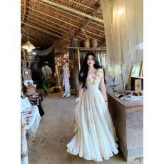 3/24 PM20 新品上新一颗甜桃yikett花园华尔兹短袖连衣裙