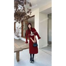 批发法式<b class='q'>名媛</b>小香风重工毛毛边短加棉外套女冬高级感半身裙贵感<b class='q'>套装</b>