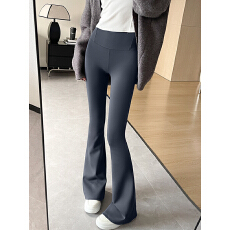 批发实拍微喇裤子女<b class='q'>春</b>秋2025新款夏季薄款瑜伽高腰显瘦弹力休闲喇叭裤