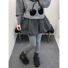 批发实拍花苞裙裤女秋冬2025新款韩版高腰a字显瘦外穿加厚蓬蓬<b class='q'>短裤</b>