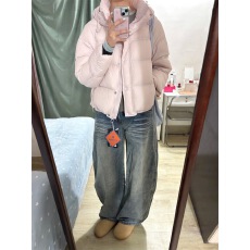 美式复古口袋刺绣弯刀牛仔裤女低腰宽松显瘦阔腿拖地裤