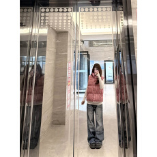 美式复古微喇阔腿牛仔裤女春季新款高腰显瘦宽松拖地喇叭裤子