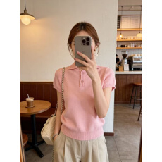 批发实拍~露肩<b class='q'>波点</b><b class='q'>衬衫</b>女超好看显瘦上衣夏气质温柔娃娃衫