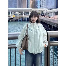 批发美式复古防晒衣冲锋衣外套女夏季2025新款山系徒步薄款棒球服夹克