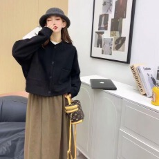 批发2025春秋季新款棒球服女士<b class='q'>短外套</b>开衫上衣短款小个子爆款<b class='q'>女装</b>洋气