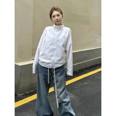 批发立领宽松防晒服外套拉链夏季UPF50+凉感长袖<b class='q'>百搭</b>休闲运动风防晒衣