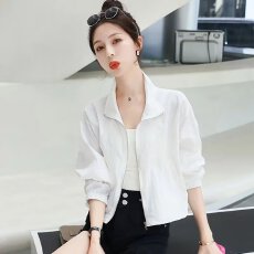 批发夏季立领防晒外套女2026新款夏季轻薄透气运动风<b class='q'>户外</b>穿搭空调服