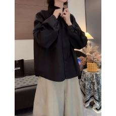 批发韩系简约风翻领长袖<b class='q'>衬衫</b>女2026秋季<b class='q'>新款</b>宽松显瘦气质纯色<b class='q'>衬衣</b>欧货