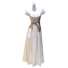 批发法式优雅简单大方得体蓝色<b class='q'>连衣裙</b>子<b class='q'>女</b>装夏季2025新款气质收腰长<b class='q'>裙</b>