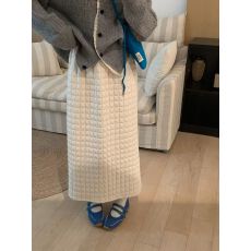 批发韩系简约休闲氛围感后开叉夹棉半身裙女松紧腰显瘦<b class='q'>百搭</b>直筒包臀裙