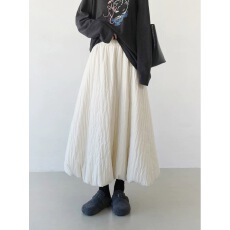 批发新款韩版<b class='q'>秋</b>冬花苞裙中长裙韩版裙子女常规和夹棉