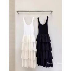 批发S家韩国代购东大门 LE MASTERPIECE 2025新款层层拼接<b class='q'>连衣裙</b>0626