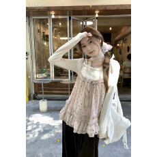 批发温柔风穿搭一整套<b class='q'>时尚</b>套装2026年夏季新款高级感巨好看两件套女装