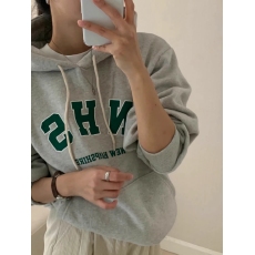 批发加绒加厚卫衣外套女装秋冬韩版连帽宽松<b class='q'>印花</b>长袖上衣潮