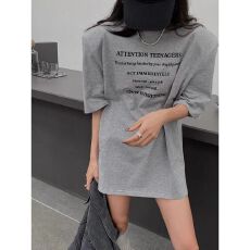 批发<b class='q'>韩版</b>宽松大版卡通短袖贴图印花宽松纯棉<b class='q'>大码</b>bf慵懒学生T恤