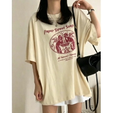 批发外贸短袖通勤上衣夏款新款<b class='q'>卡通</b>tee休闲运动圆领<b class='q'>T</b><b class='q'>恤</b>潮
