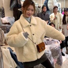 批发2026秋冬季新款韩系穿搭羊羔绒<b class='q'>外套</b>女气质少女休闲百搭上衣潮